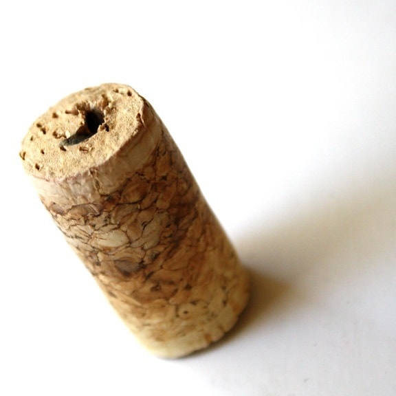 el corcho de madera, corcho del vino