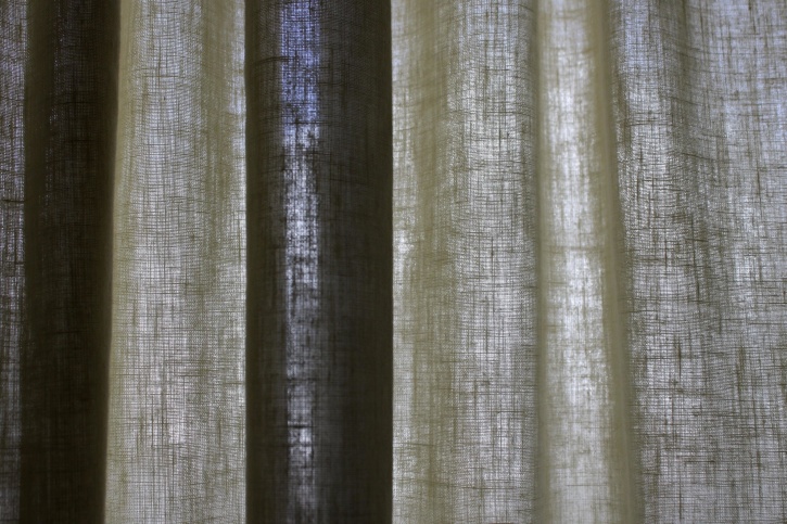Textil, luz, cortinas, textura