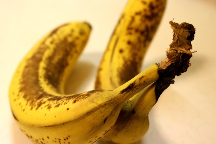bananas maduras, frutas, dieta