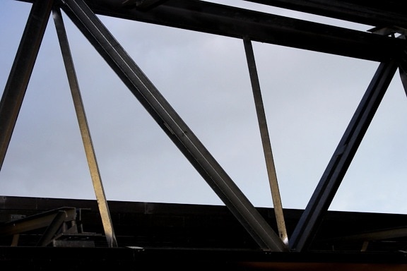 metal bars, steel, support beam, girder
