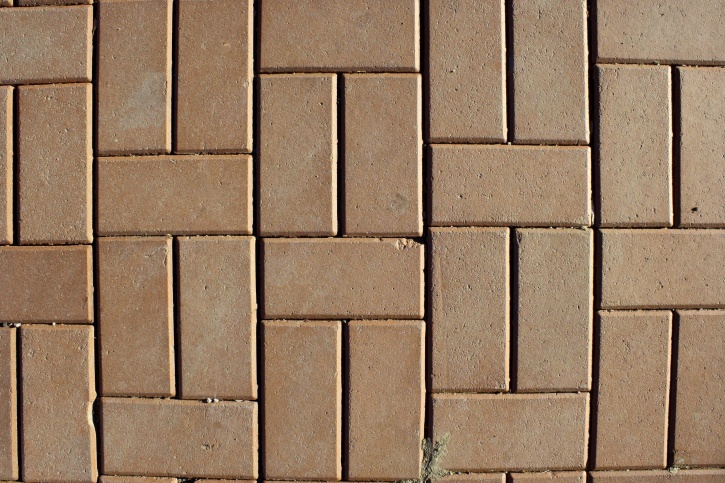 briques bronzage, pavés, trottoir, texture