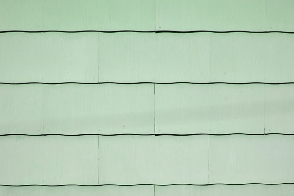 light green paint, scallop, asbestos, shingle, roof, texture
