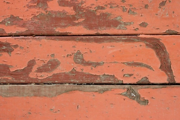 필 링 페인트, 빨간 페인트, 오래 된, 나무 보드, 널빤지, 텍스처