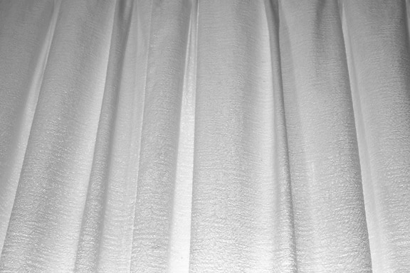 白色窗帘, 纺织, 质地