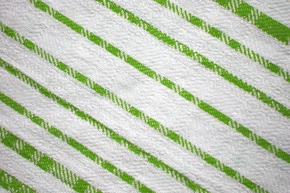 utěrku, Limetkově zelené barvy, diagonální pruhy, čáry, tkaniny