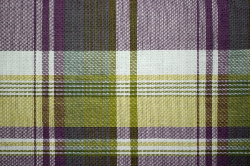 Free Picture Plaid Fabric Texture Lines Design Purple Yellow Textil