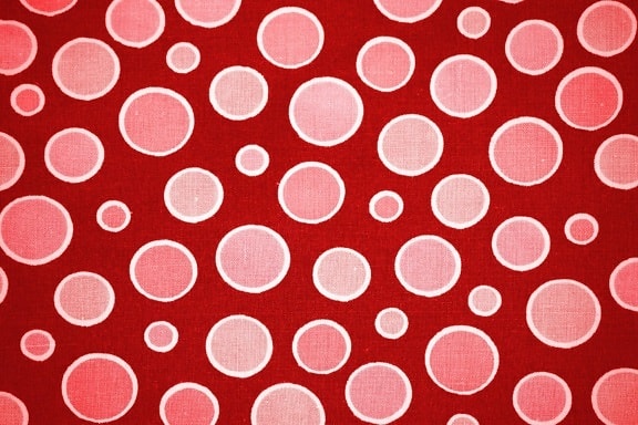 tessuto rosso, puntini disegno, struttura, tessile