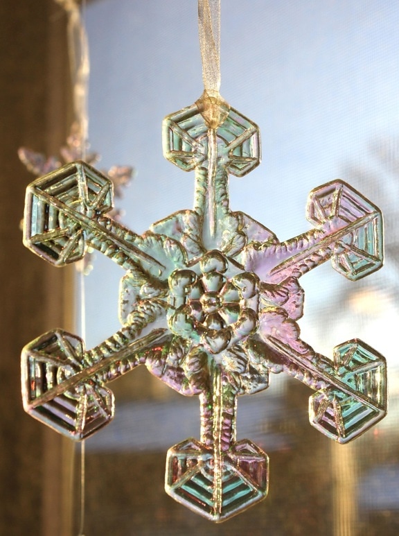fiocco di neve, ornamento, decorazione, plastica