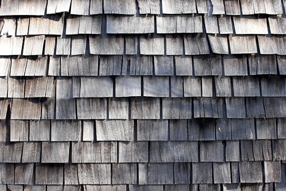 wooden plansk, shingle roof tiles, texture