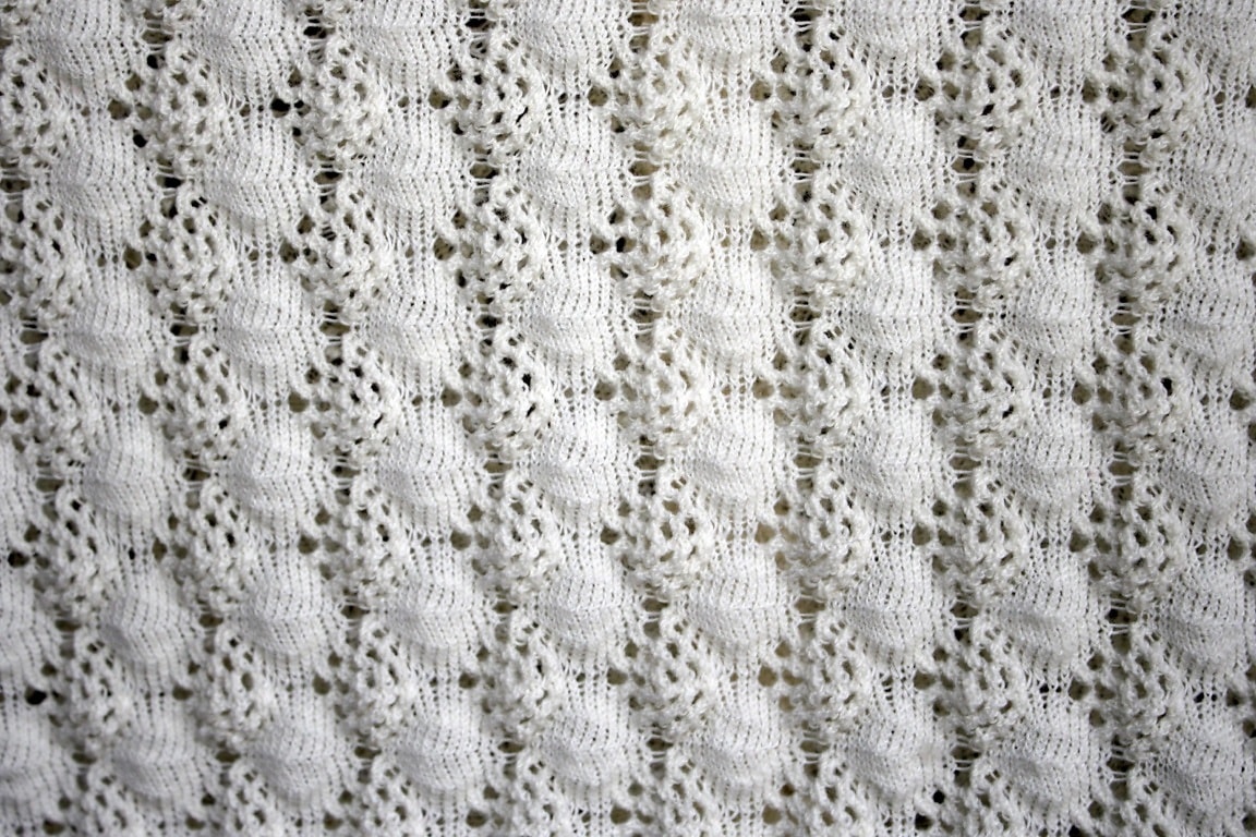 Free picture: white crochet, knit, texture