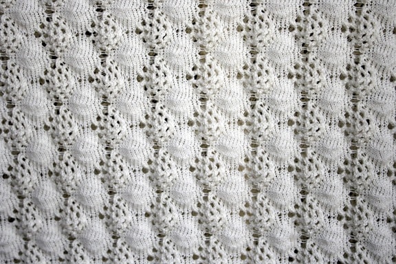 白かぎ針編み、ニット、テクスチャ