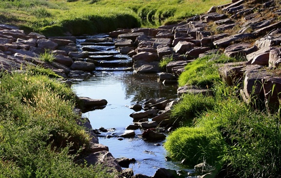 Creek, stream, lille vandfald, floden, natur