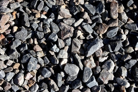 gray rocks, gravel, texture