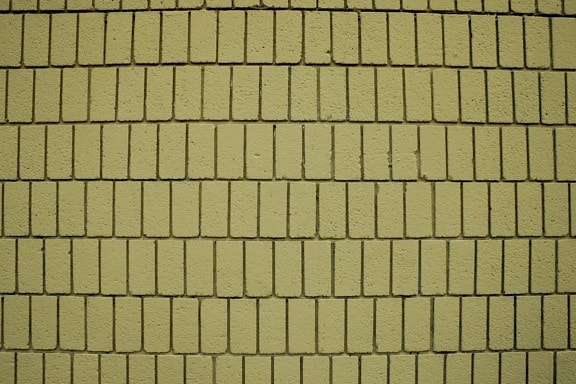 mattoni gialli, muro, struttura, mattoni verticali