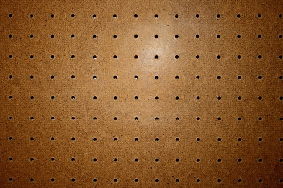 pegboard, wooden board, holes, texture