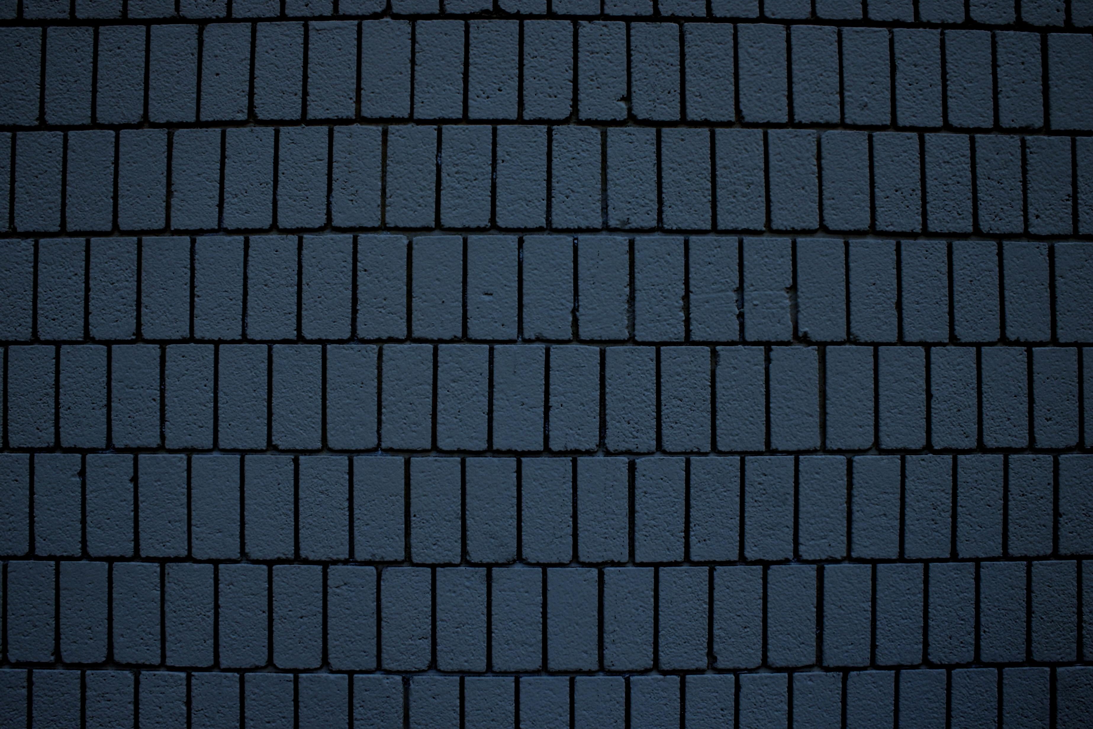Gambar Gratis Bata Biru Gelap Dinding Tekstur Vertikal Batu Bata