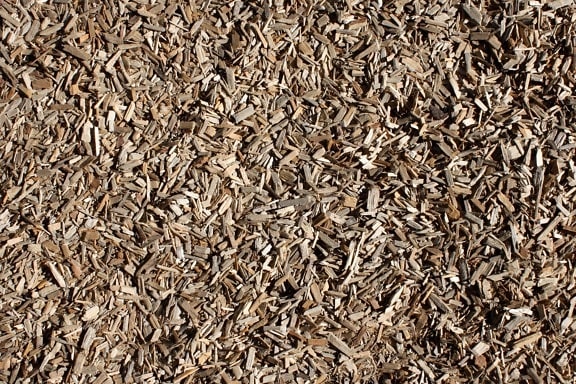 wood chips, texture