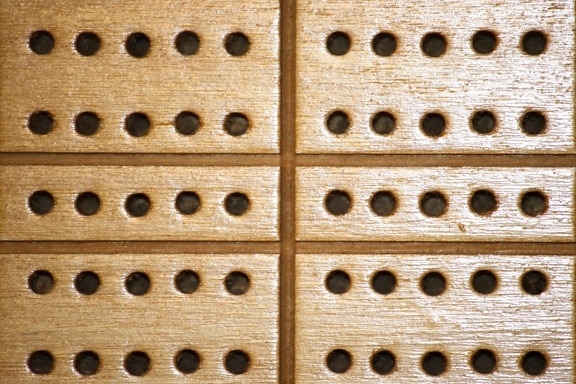 wooden board, holes, texture