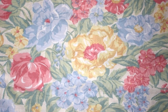 floral fabric design, texture