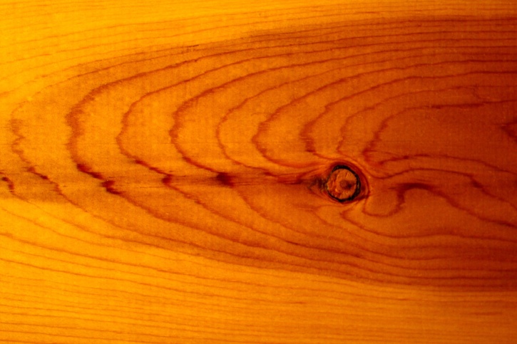 木製の結び目、木板、板、テクスチャ