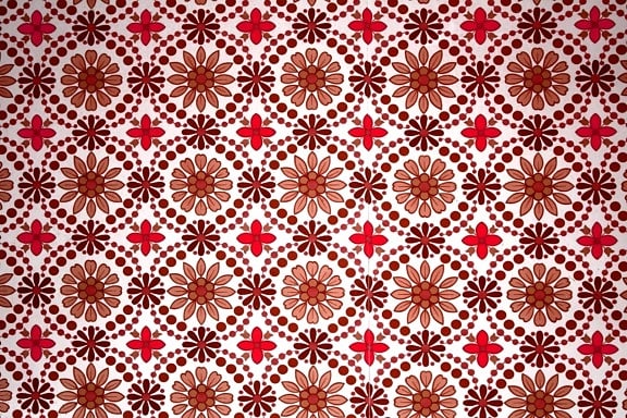 Textura floral, marrón, rojo, diseño floral, papel pintado