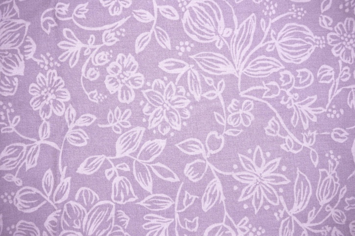 dusty, purple colored fabric, floral design, pattern, texture