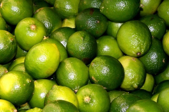 green lemon, limes, fruit, citrus, agrum
