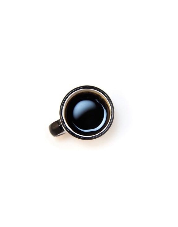 커피, 커피 컵, 잔, 찻잔, 상위 뷰