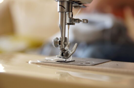 sewing machine, sewing needle