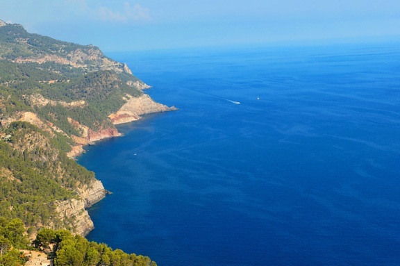 kyst, kystlinje, Spanien, sommertid, Mallorca