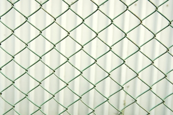 recinzione metallica, fili, acciaio, struttura romboidale, filo di acciaio, tessitura