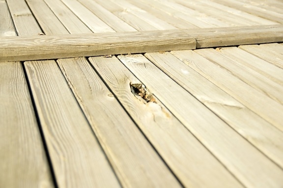 grande piattaforma di legno, ponte, assi di legno, legno, assi, vicino
