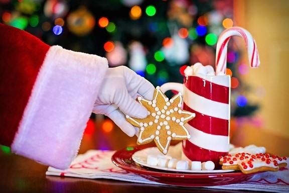 Navidad, sorpresa, dulce, postre, celebración, chocolate, azúcar