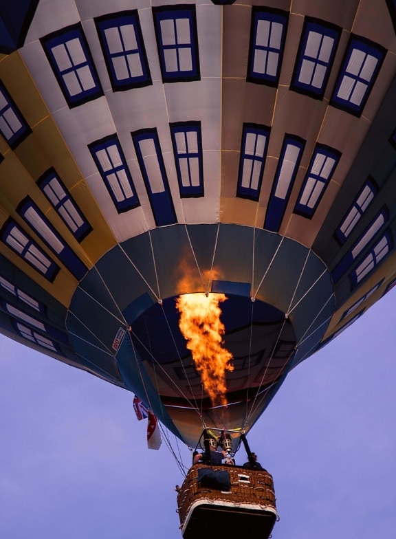 hot air, baloon, festival, fire, people, fire