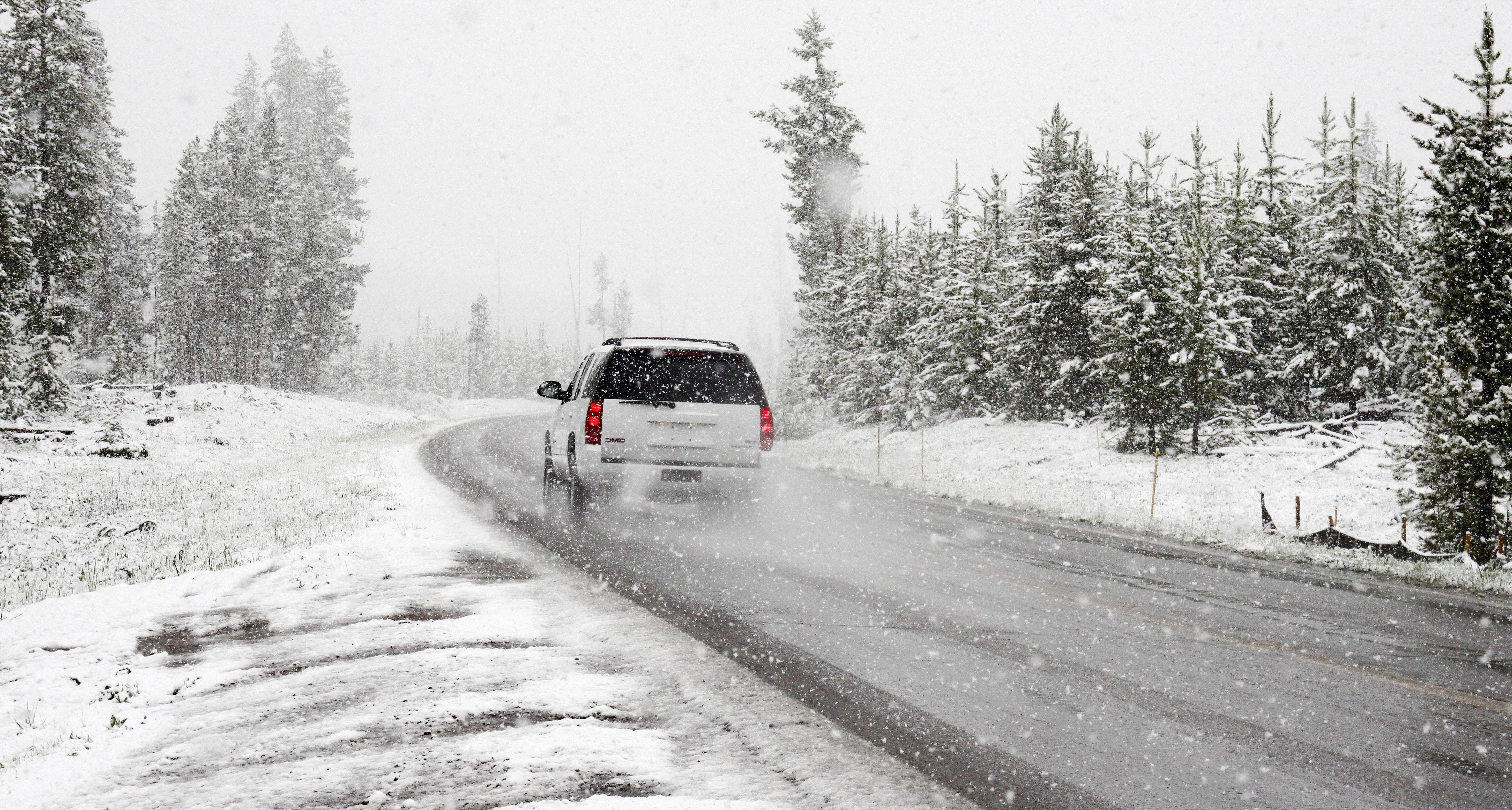 Kostenlose Bild: Auto, Schnee, Straße, Winter, Straße, Reise