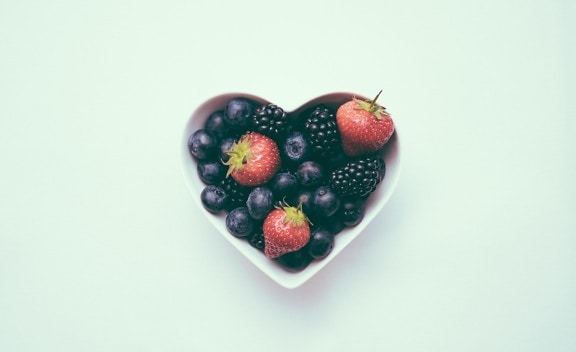 stroberi, makanan, buah-buahan, berry, raspberry, blueberry