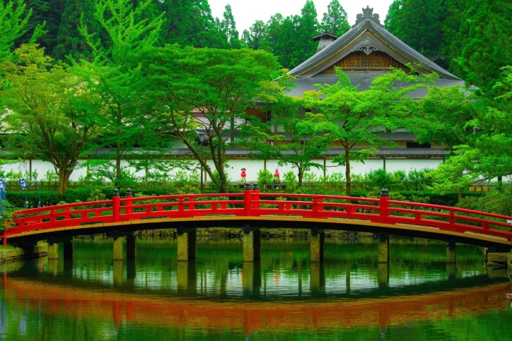 houten brug, Azië, brug, traditionele