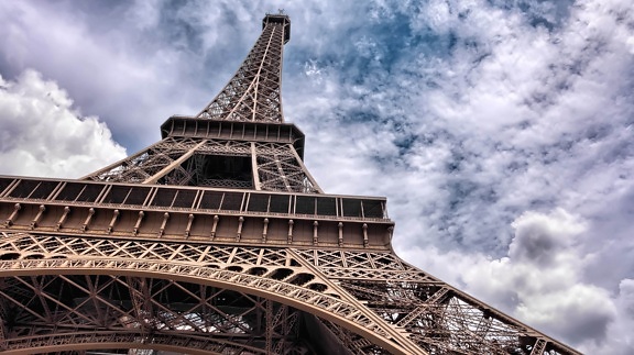 Eiffelturm, Paris, Frankreich, Bau, Architektur, Grenzstein, Architektur, Gebäude, Stadt