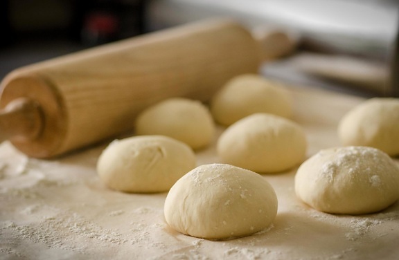 kitchen, recipe, diet, food, cooking, pizza, dough, roller, bakery