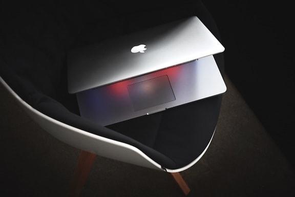 laptop computer, design, computer, device, dark, shadow, chair