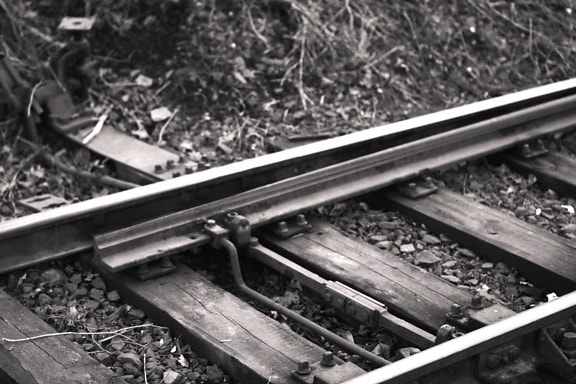 metal, railroad, railway
