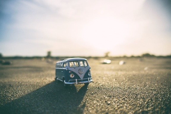 miniature, car, toy, road