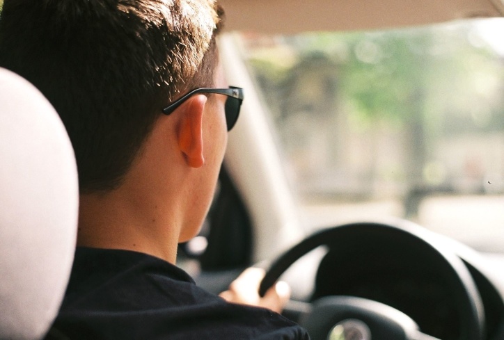 sunglasses, driver, car, wheel, vehicle