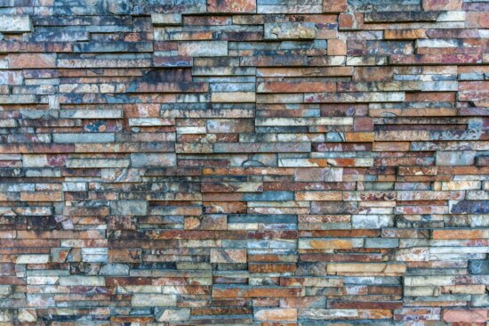 Urban, mur, murstein, mønster, retro, fargerike
