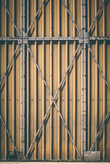 acciaio, struttura, struttura, parete, grigio, metallo, cancello