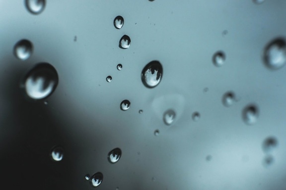 pure water, rain, reflection, water drops, glass, window, liquid
