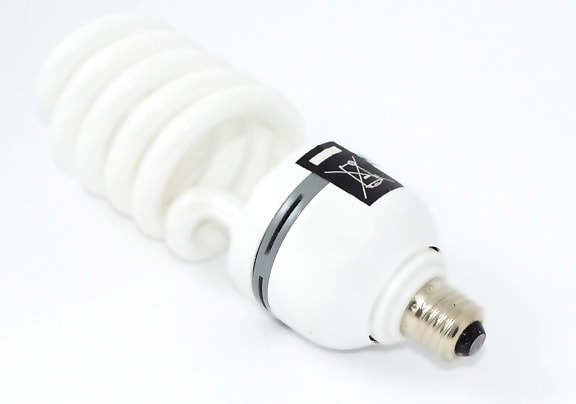 light bulb, white, fluorescent, lamp
