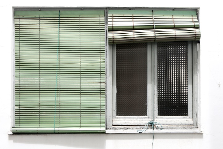 blinds, windows, window blinds, green