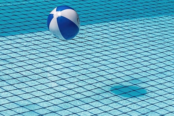 bola, piscina, água