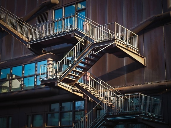 stairs, urban, exterior, architecture, balcony, building